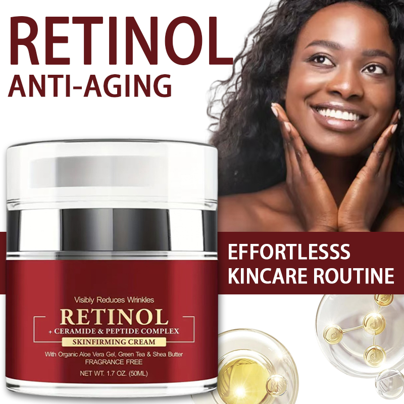 Luxury Skincare Brands - Instant Retinol Cream Face Moisturizer Collagen