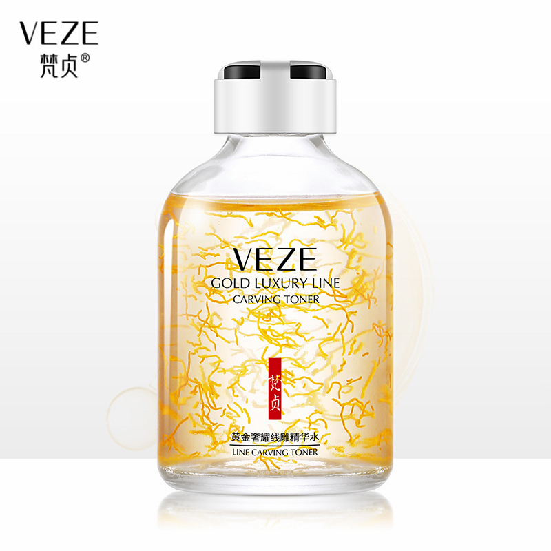 Luxury Skincare Acne - 24K Gold Luxury Line Carving Toner