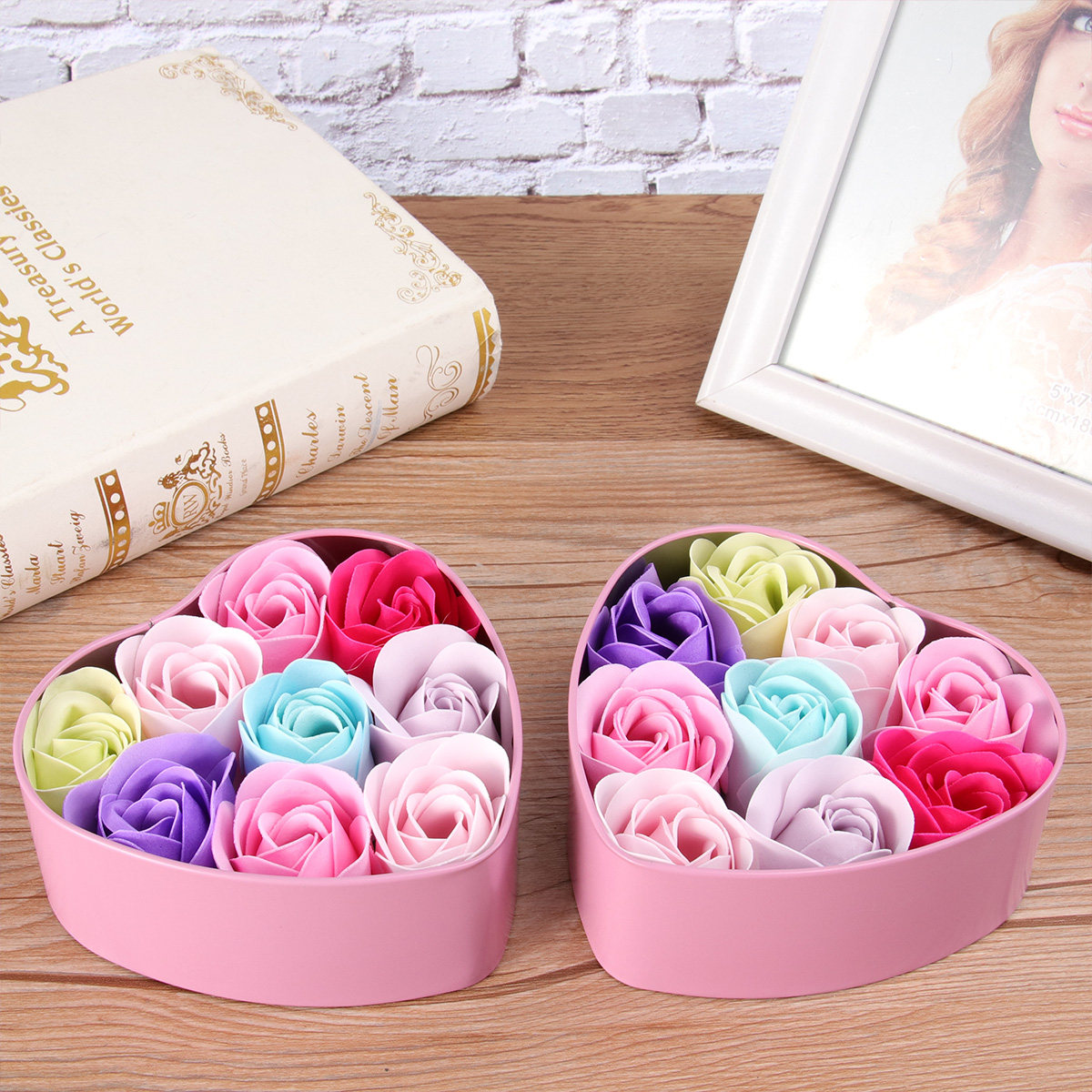 Rose Soap Flower Soap Set in E - огляд і ціна Luxury Skincare Gift Set For Her