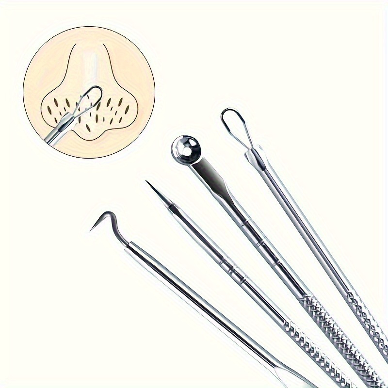 Blackhead Acne Needle Set 4-Pa - огляд і ціна Luxury Skincare Acne