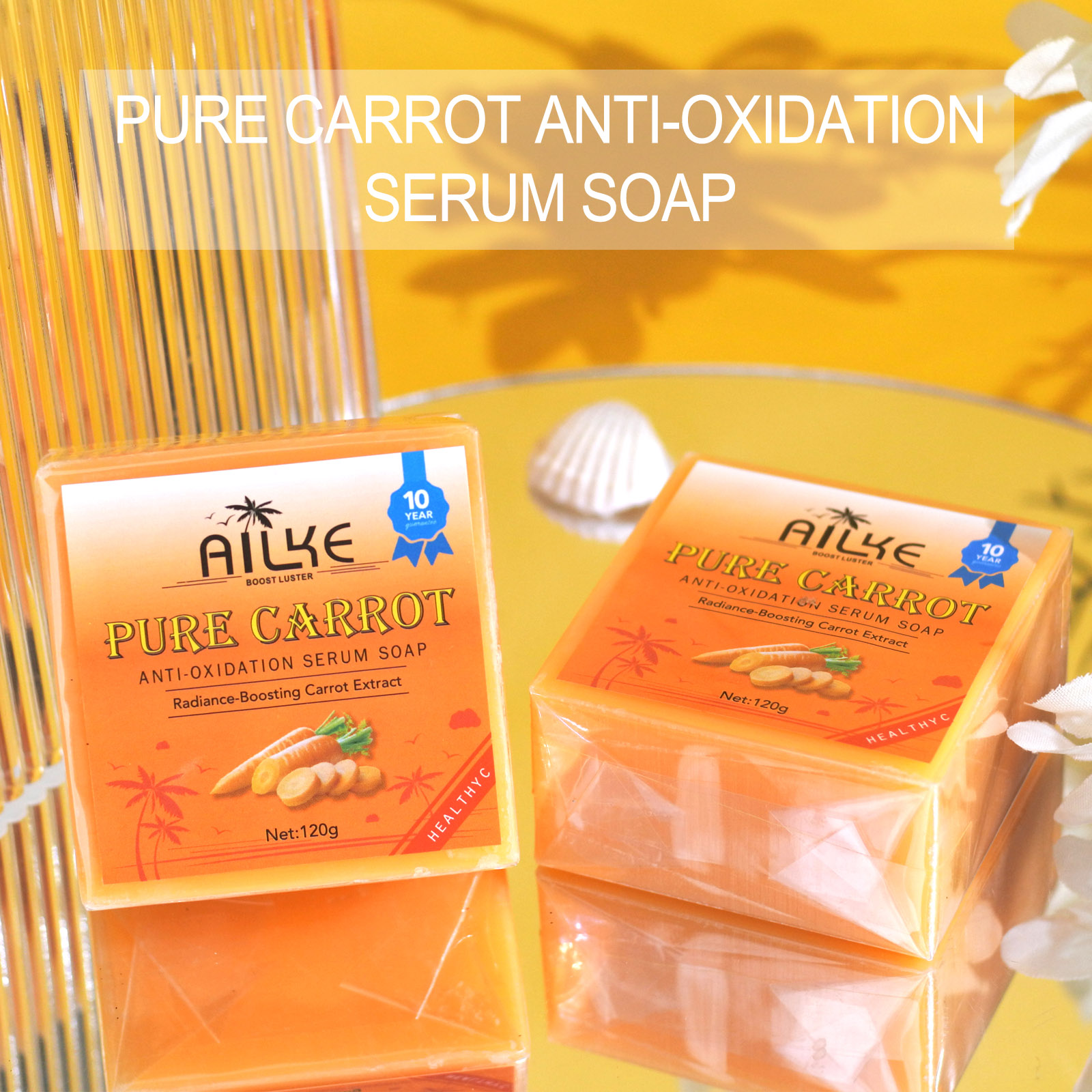 AILKE Pure Carrot Anti-Oxidati - огляд і ціна Exosome Serum Ampoule