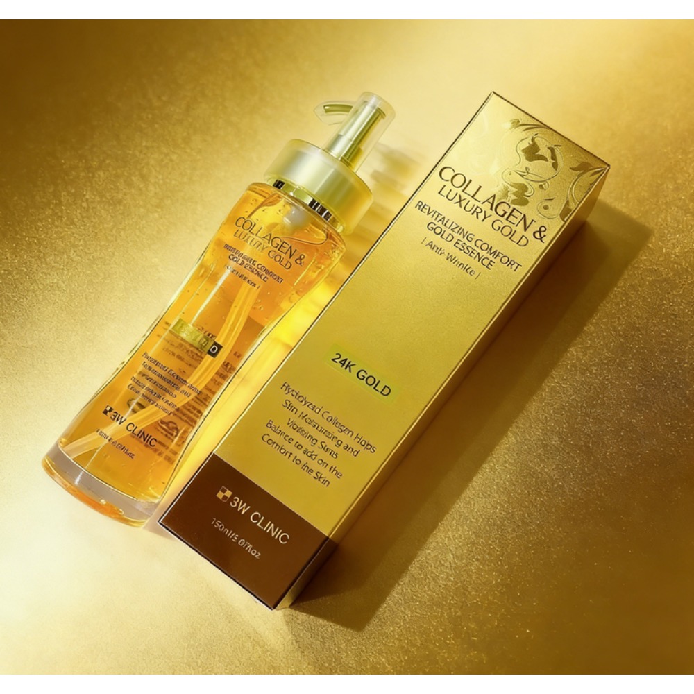 3WCLINIC Collagen & Luxury Gol - огляд і ціна Luxury Skincare In Korea